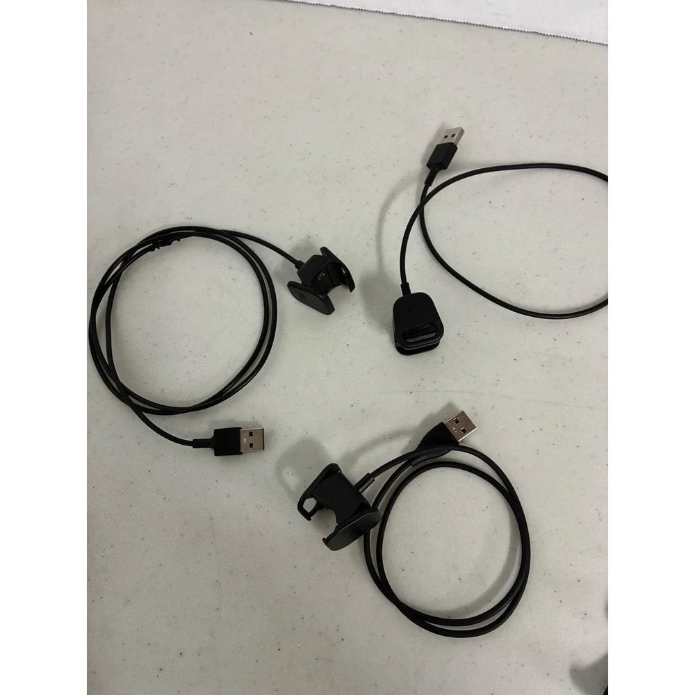 Fitbit Charge 4 (untested) Black Fitness Tracker Bundle with 3‎ Chargers & Band